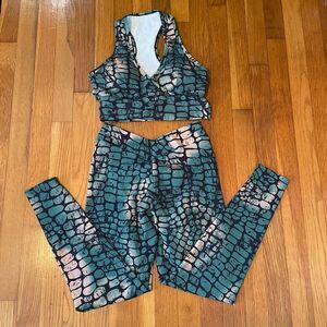 SIMPL SEAMS | athletic workout matching set L